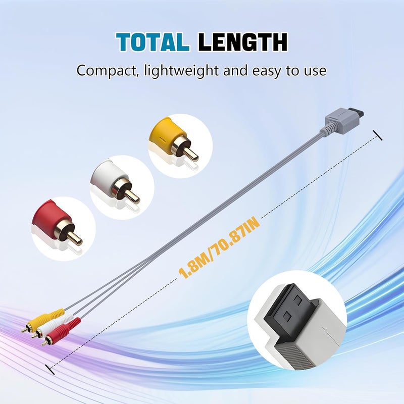 ROKO AV Cable for Wii/Wii U (AV for Wii) - Image 4